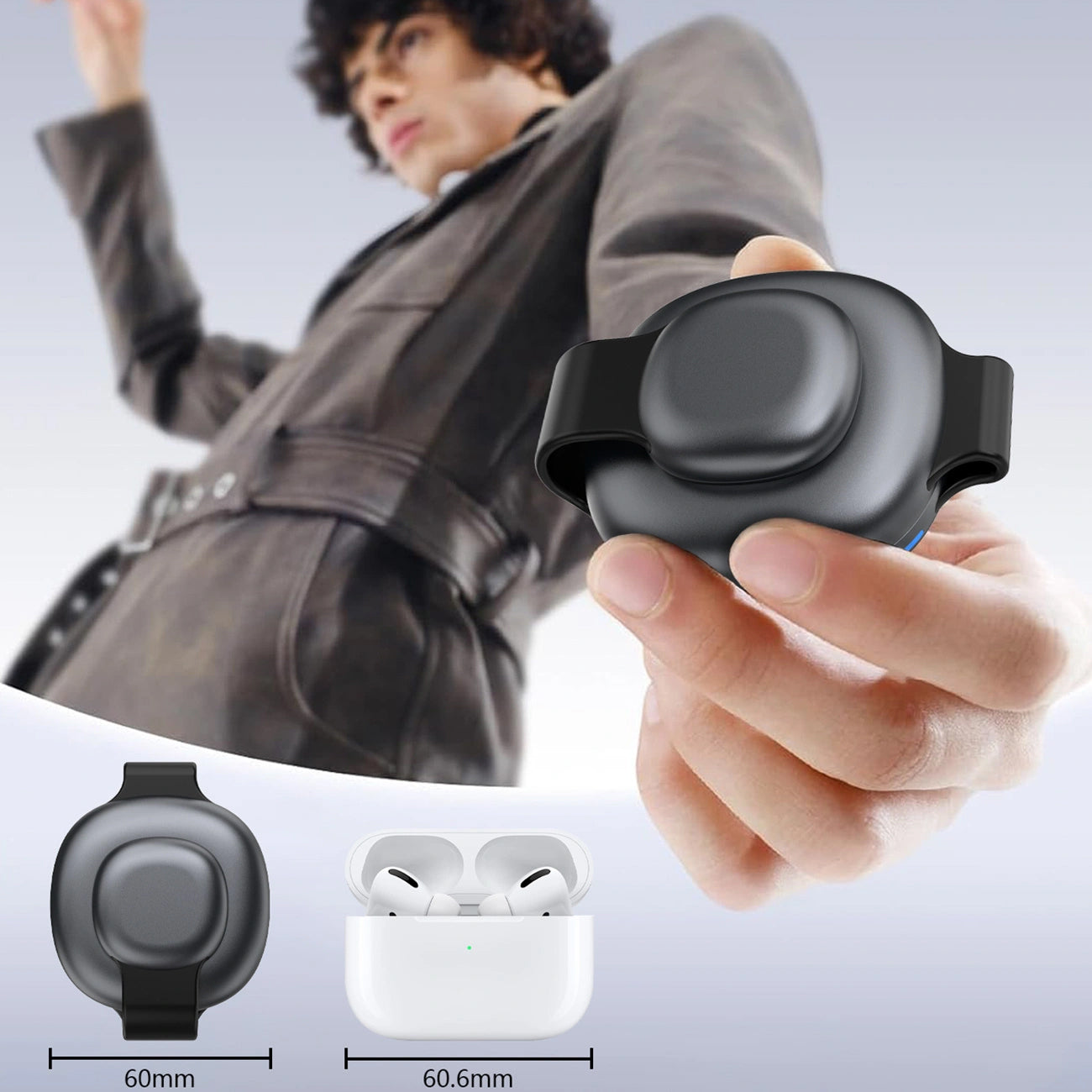 Chargeur Réseau Sans Fil Dudao A11S 3en1, 15W, Noir