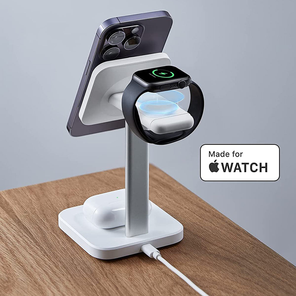 ESR HaloLock 3in1 Wireless Network Charger, 15W, 1.67A, White