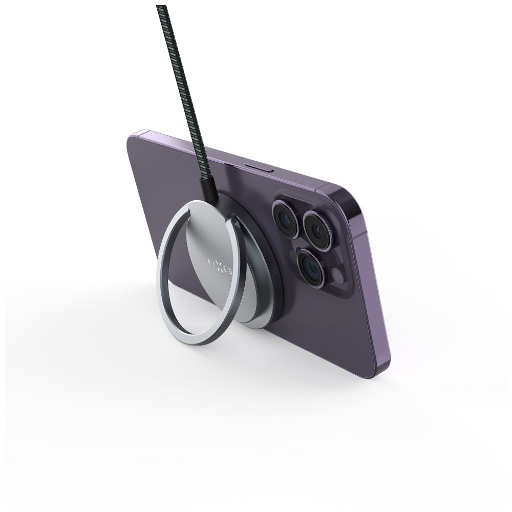 Chargeur Réseau Sans Fil Fixed Ring, 15W, 1.67A, Gris