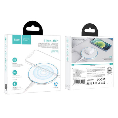 Chargeur Réseau Sans Fil HOCO CW6 Pro, 15W, 1.67A, Blanc