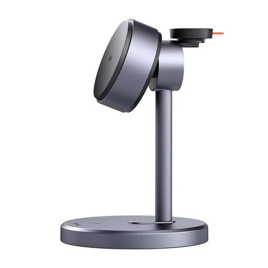 Chargeur Secteur Sans Fil McDodo CH-2460 Swan 3en1, 22,5W, 1,67A, Gris