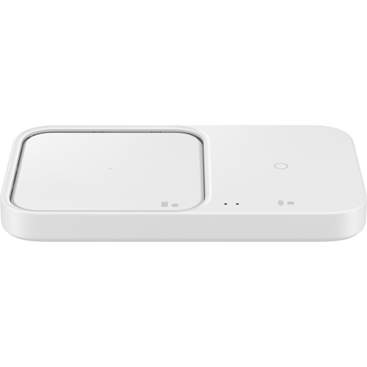 Chargeur Secteur Sans Fil Samsung Duo, 15W, 1.67A, Blanc, Reconditionné EP-P5400BWEGEU
