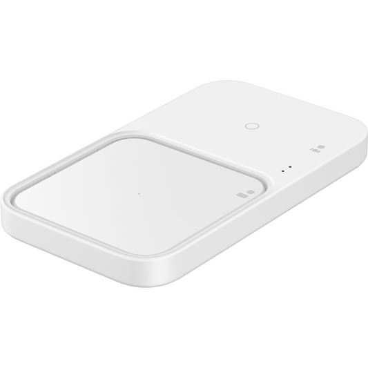 Chargeur Secteur Sans Fil Samsung Duo, 15W, 1.67A, Blanc, Reconditionné EP-P5400BWEGEU