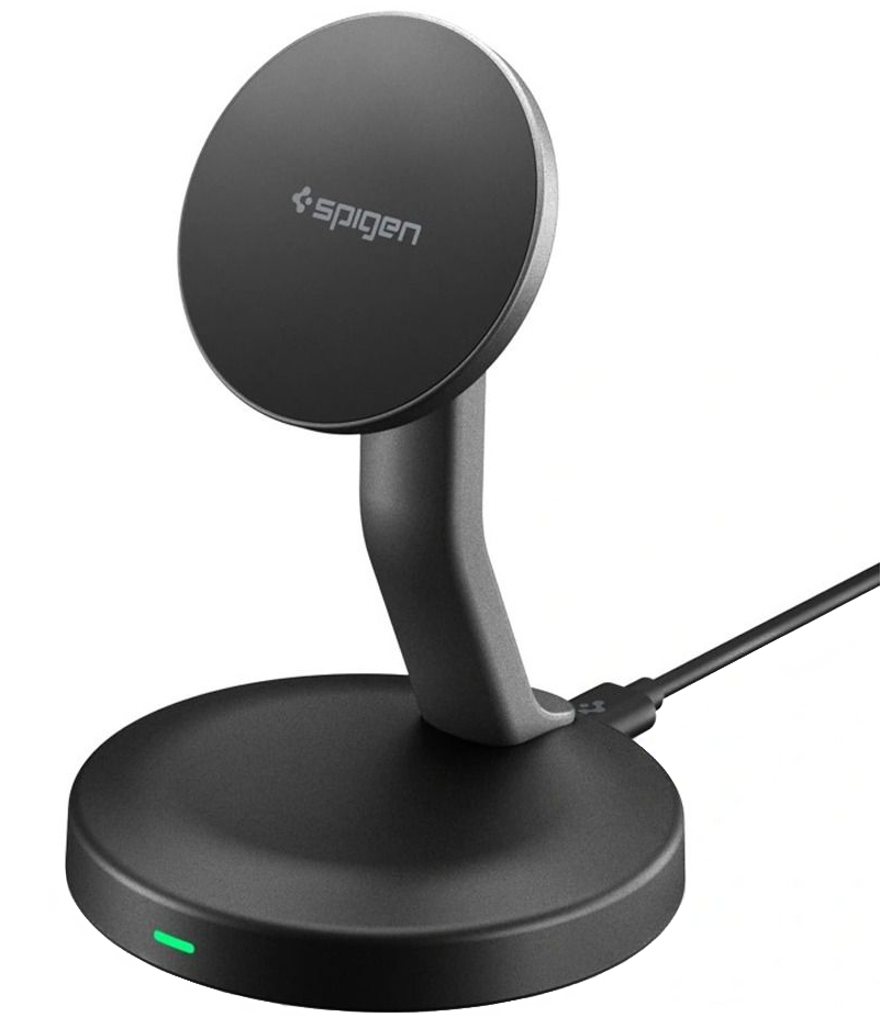 Chargeur Réseau Sans Fil Spigen EF151MS, 15W, 1.67A, Noir