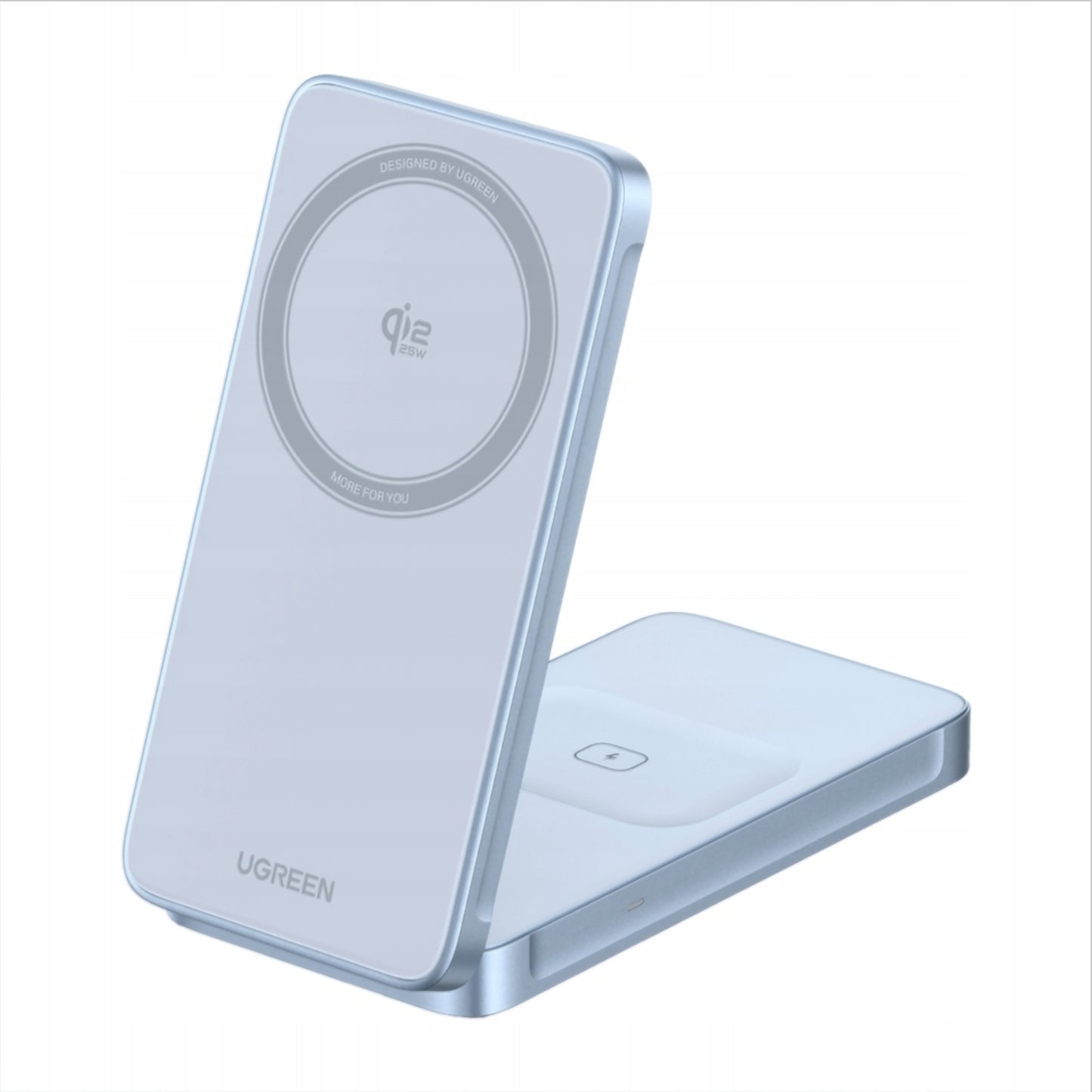 UGREEN MagFlow 2in1 Wireless Network Charger, 25W, Blue