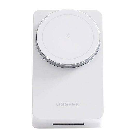 Chargeur Réseau Sans Fil UGREEN W528 2en1, 20W, 1.67A, Blanc