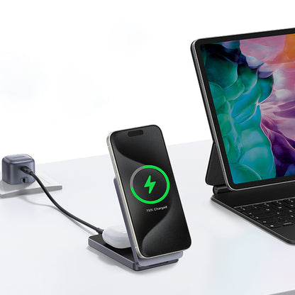 Chargeur Réseau Sans Fil UGREEN W706 2en1, 20W, 1.67A, Noir