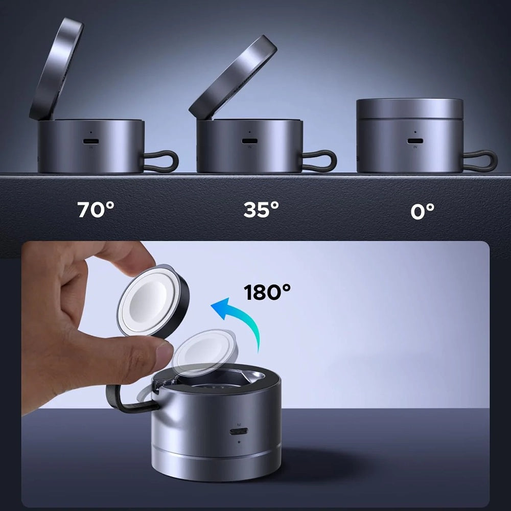 Chargeur Réseau Sans Fil UGREEN W712 (65148) 3en1, 25W, 1.67A, Gris