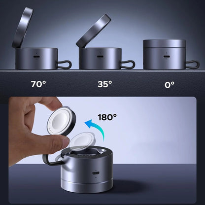 Chargeur Réseau Sans Fil UGREEN W712 (65148) 3en1, 25W, 1.67A, Gris