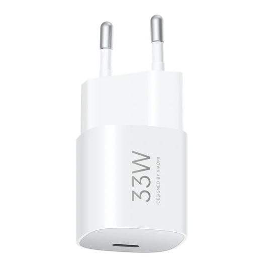 Chargeur secteur Xiaomi, 33W, 1 x USB-C, Blanc BHR087LEU