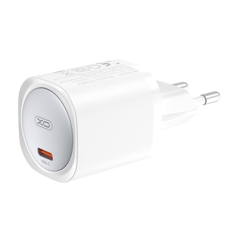 Chargeur réseau XO Design CE20, 30W, 3A, 1 x USB-C, blanc 