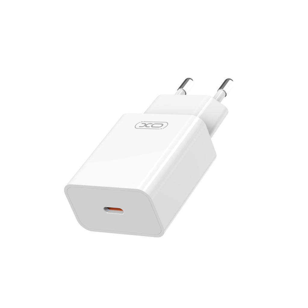 Chargeur Réseau XO Design L126, 20W, 3A, 1 x USB-C, Blanc