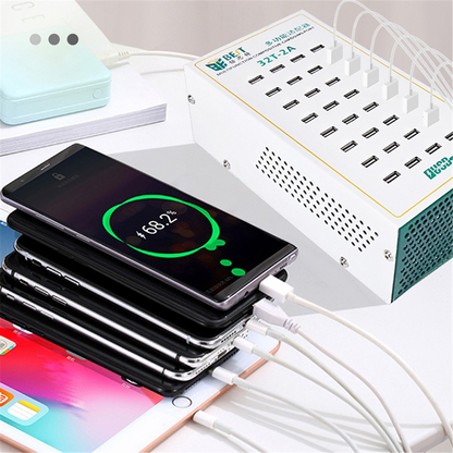 Chargeur Station Best 32T-2A, 2A, 32 x USB-A, Blanc