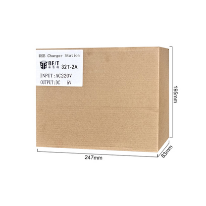 Chargeur Station Best 32T-2A, 2A, 32 x USB-A, Blanc