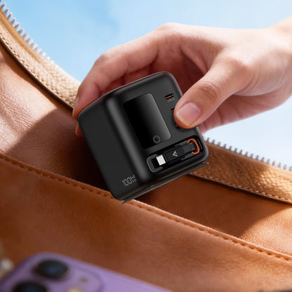 Chargeur Station avec Câble USB-C Acefast Z10, 100W, 1 x USB-A - 2 x USB-C, Noir
