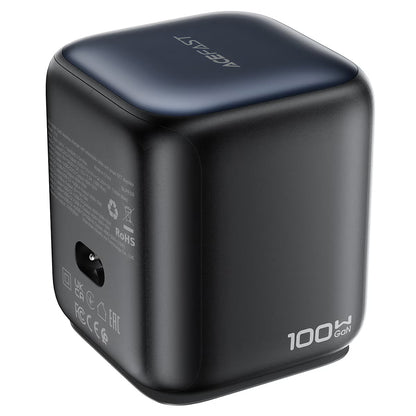 Chargeur Station avec Câble USB-C Acefast Z10, 100W, 1 x USB-A - 2 x USB-C, Noir