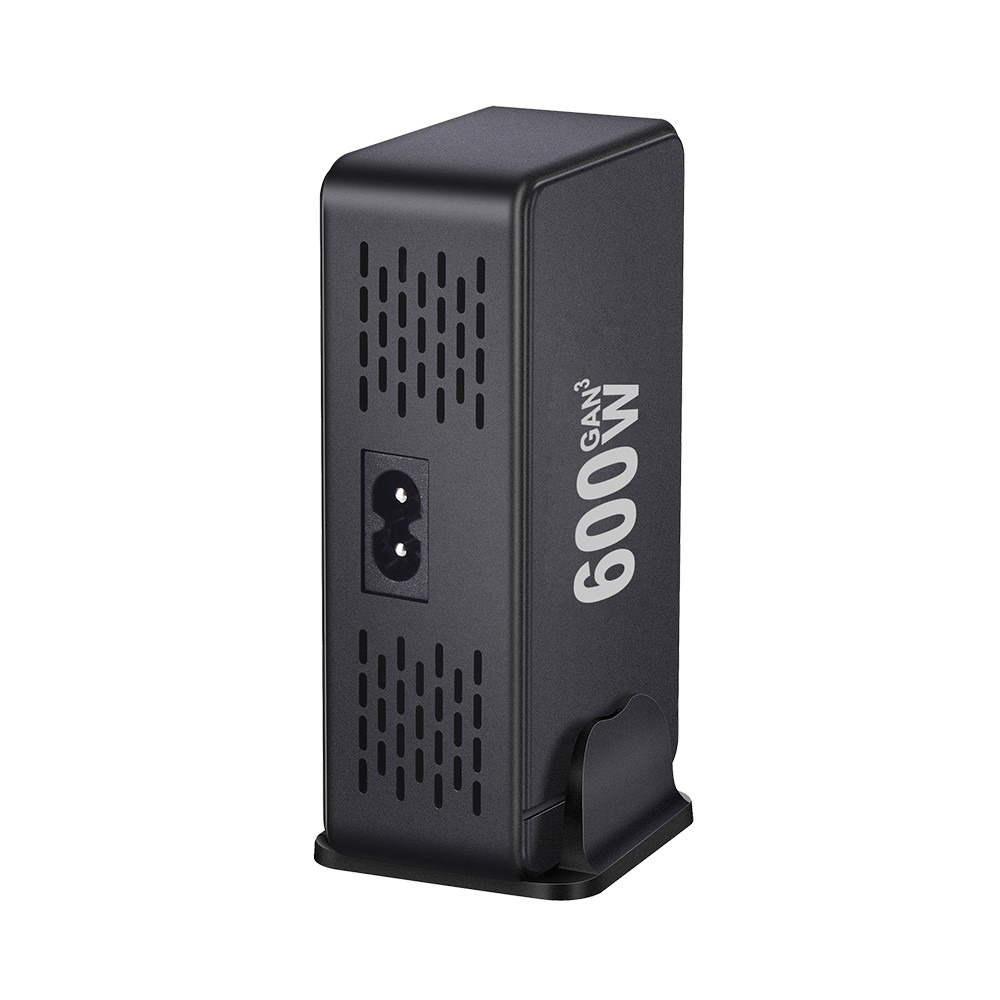 Chargeur Station OEM, 600W, 4 x USB-A - 4 x USB-C, Noir