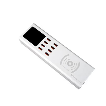 Chargeur Station Sunshine SS-309WD QI, 40W, 2.4A, 8 x USB-A, Blanc