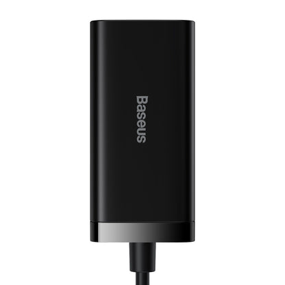 Chargeur Station USB-C Baseus GaN3 Pro, 100W, 5A, 2 x USB-A - 2 x USB-C, Noir, Reconditionné CCGP000101