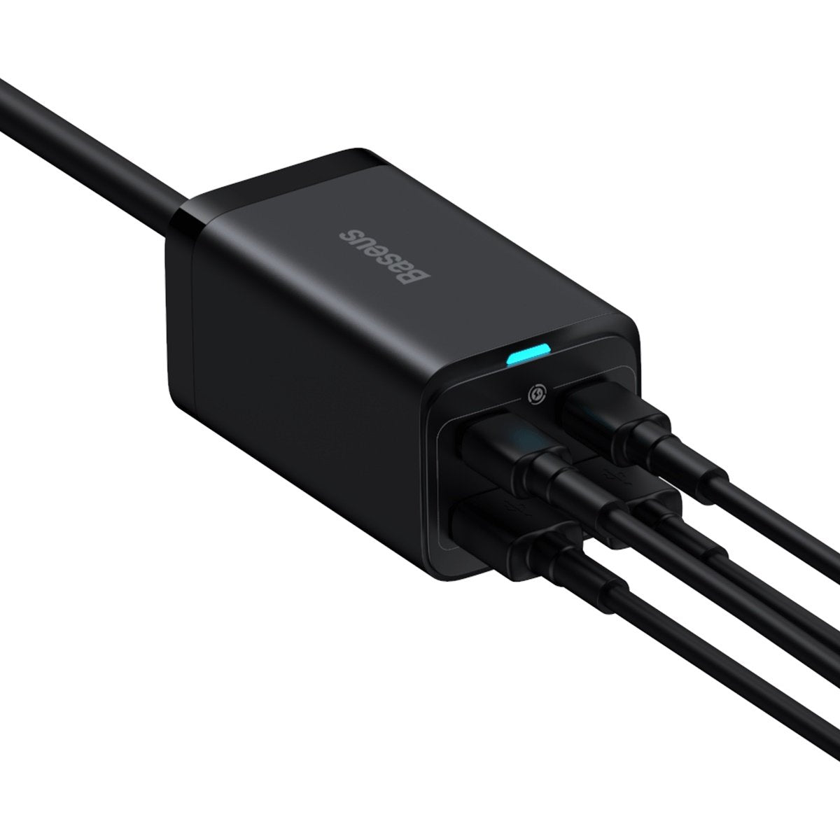 Chargeur Station USB-C Baseus GaN3 Pro, 100W, 5A, 2 x USB-A - 2 x USB-C, Noir, Reconditionné CCGP000101