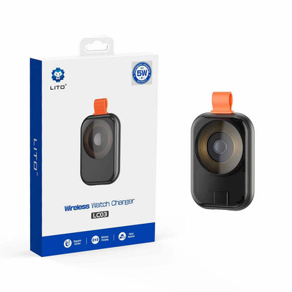 Chargeur sans fil Lito LC03 pour Apple Watch Series, Noir