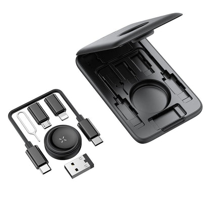 Chargeur sans fil McDodo CH-2440 8-en-1 pour Apple Watch Series, Noir