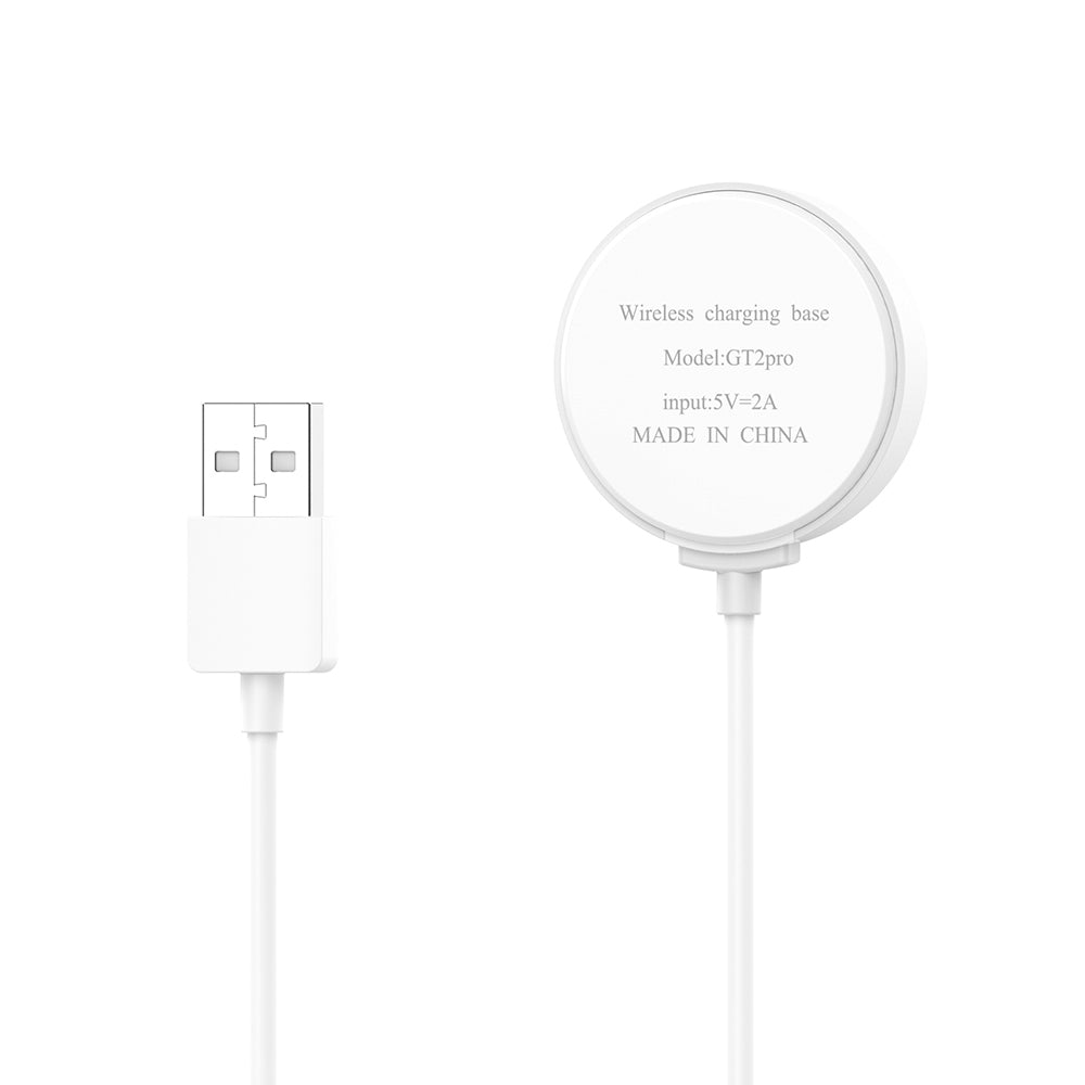 Chargeur sans fil Techsuit THC1 pour Huawei Watch Series, USB-A, Blanc