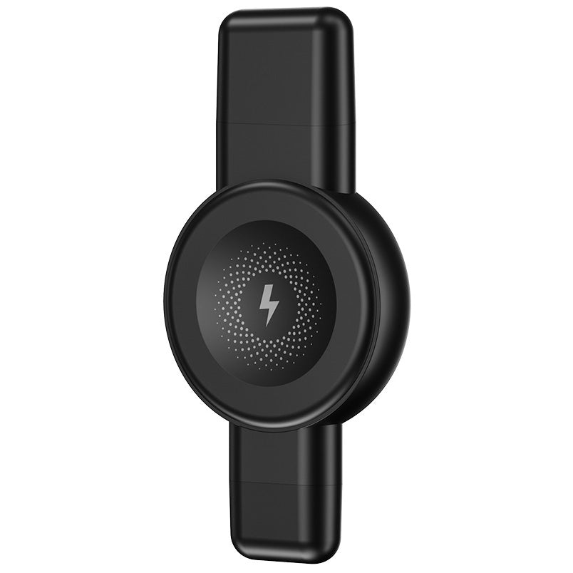 Chargeur sans fil XO Design CX026 pour Apple Watch Series, USB-A / USB-C, Noir