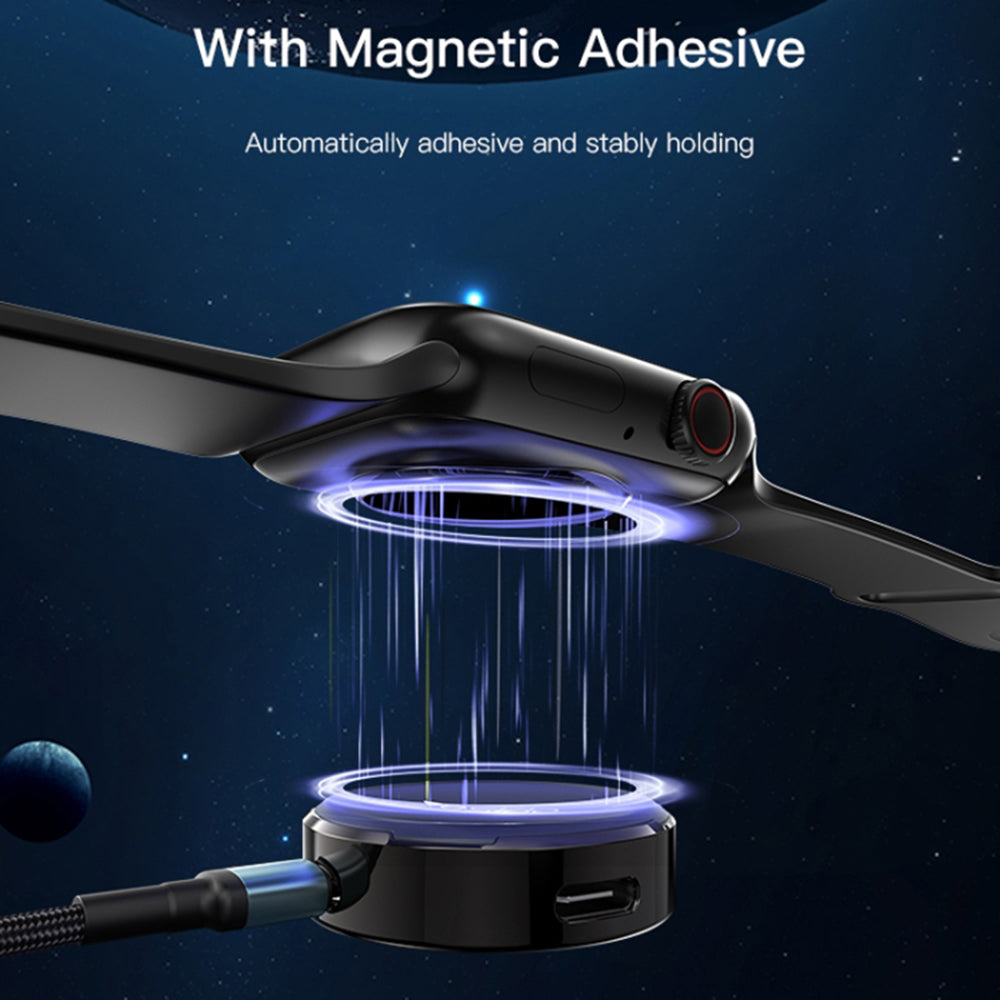 Chargeur sans fil Yesido DS18 pour Apple Watch Series, Noir