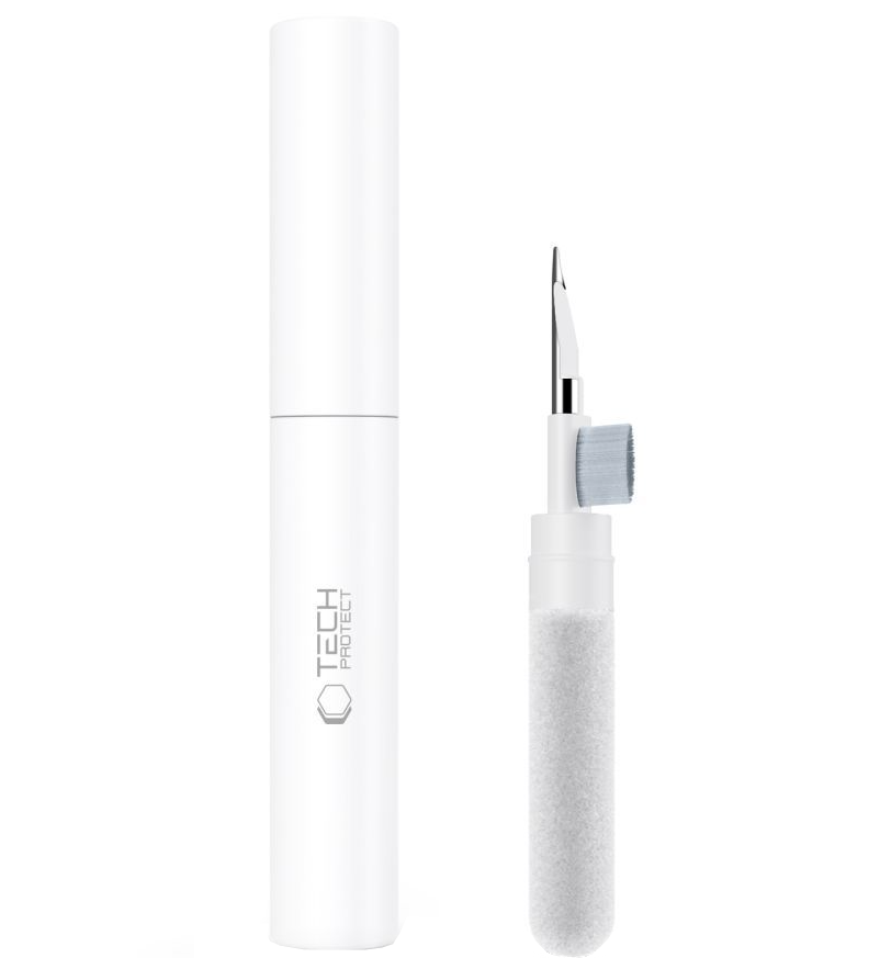 Instrument de nettoyage Tech-Protect CS02, 3 en 1, Blanc