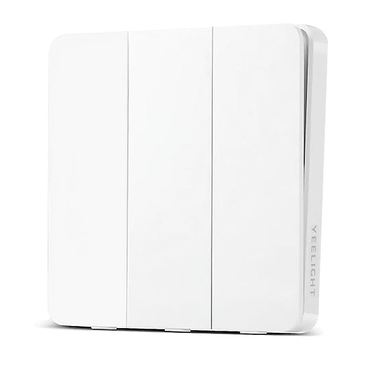 Interrupteur Yeelight, Wi-Fi, 3 boutons, blanc YLKG14YL