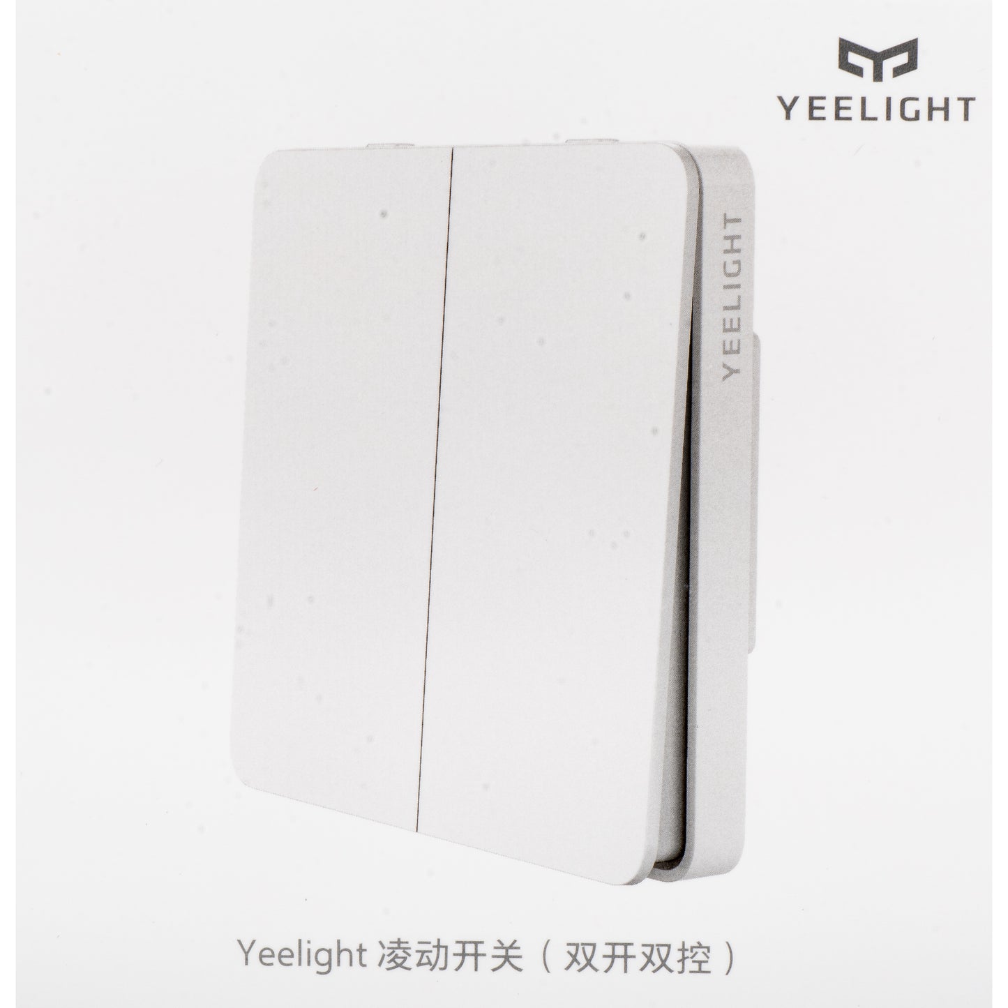 Interrupteur Yeelight, Wi-Fi, 2 boutons, blanc YLKG13YL 