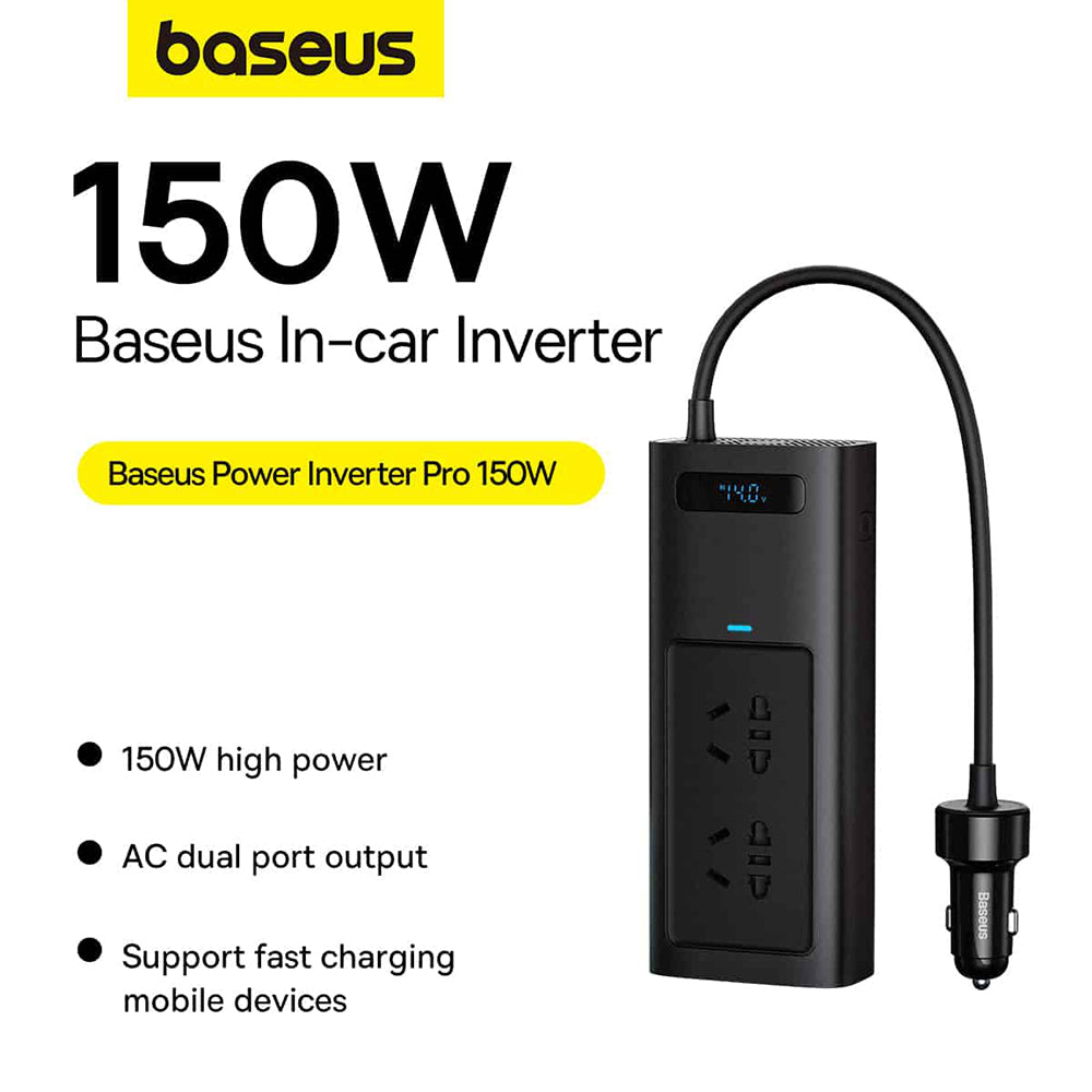 Invertor Électrique Auto Baseus Power Pro, 150W CGNB020101
