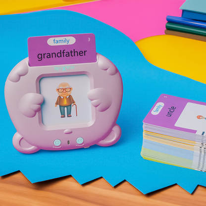 Jouet éducatif MaXlife MXLD-100 pour apprendre les mots en anglais, Rose