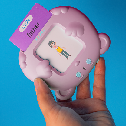 Jouet éducatif MaXlife MXLD-100 pour apprendre les mots en anglais, Rose