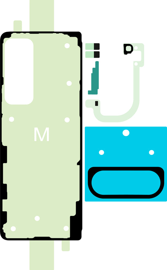 Kit Adhésif Couvercle Batterie Samsung Galaxy Z Fold5 F946, Service Pack GH81-24686A