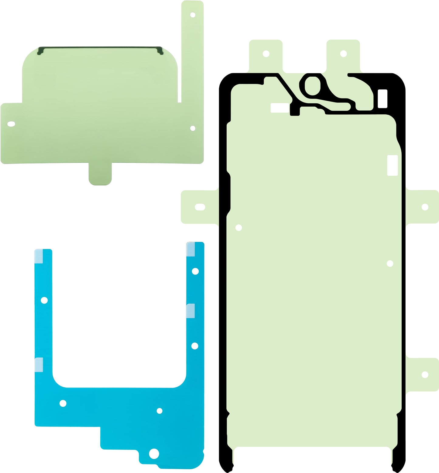 Kit Adhésif Écran Samsung Galaxy S24 S921, Pack de Service GH82-33295A