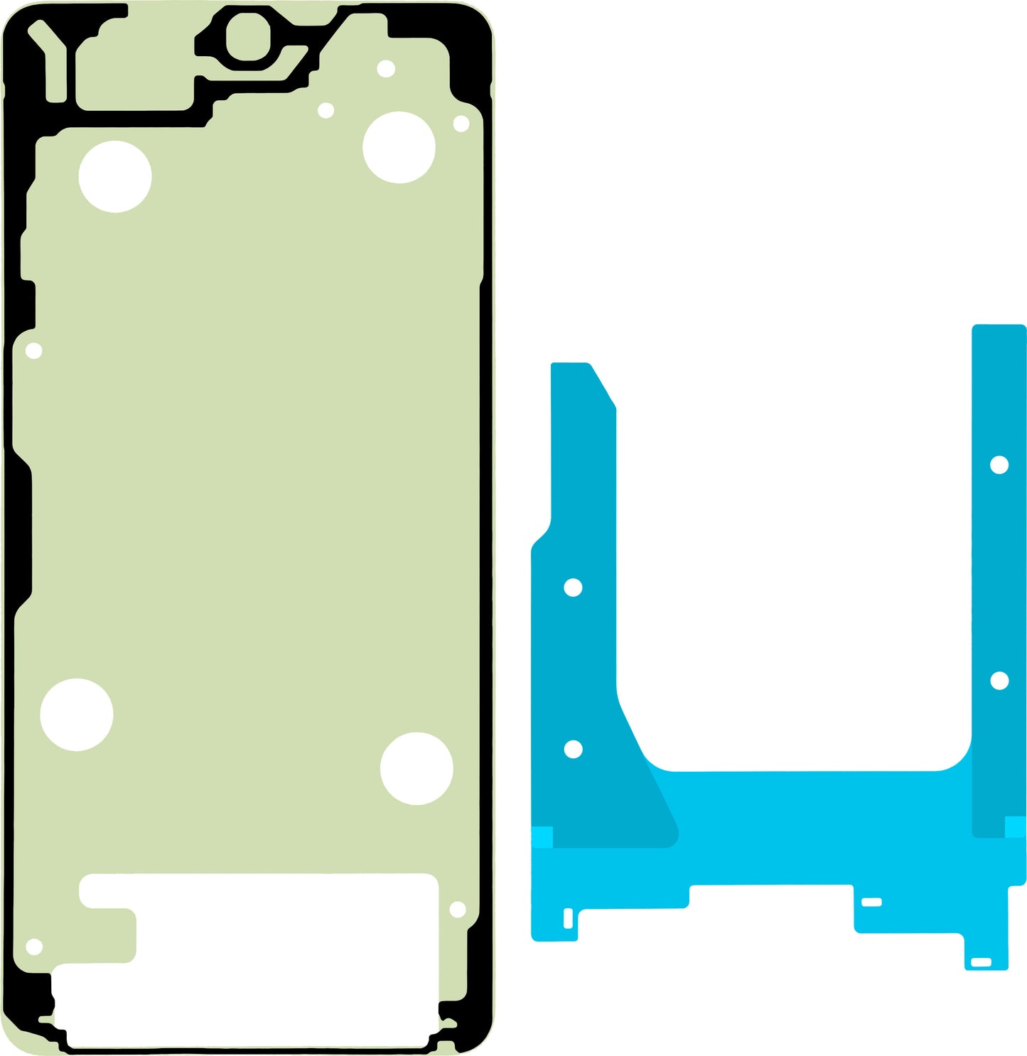 Kit Adhésif Écran Samsung Galaxy S26 Ultra S948, Pack de Service GH82-38990A