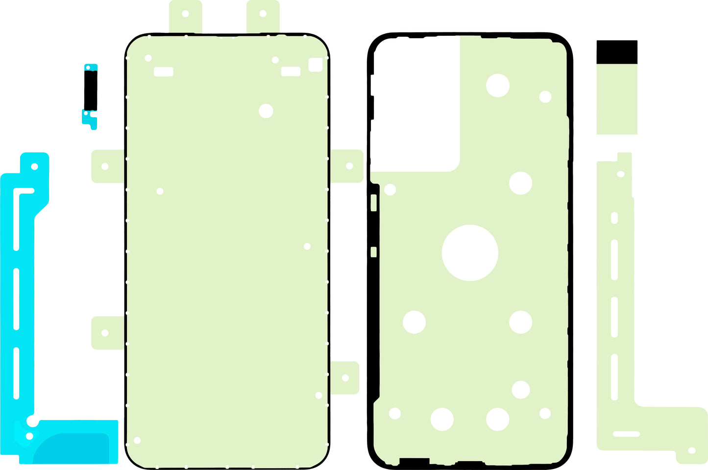 Kit Adhésif Écran Samsung Galaxy A34 A346, Pack de Service GH82-31515A