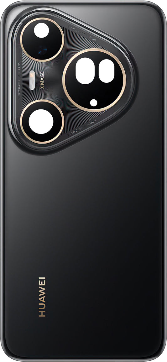 Kit Couvercle Batterie Huawei Pura 80 Ultra Golden Black Service Pack et Outils de Service Dédiés