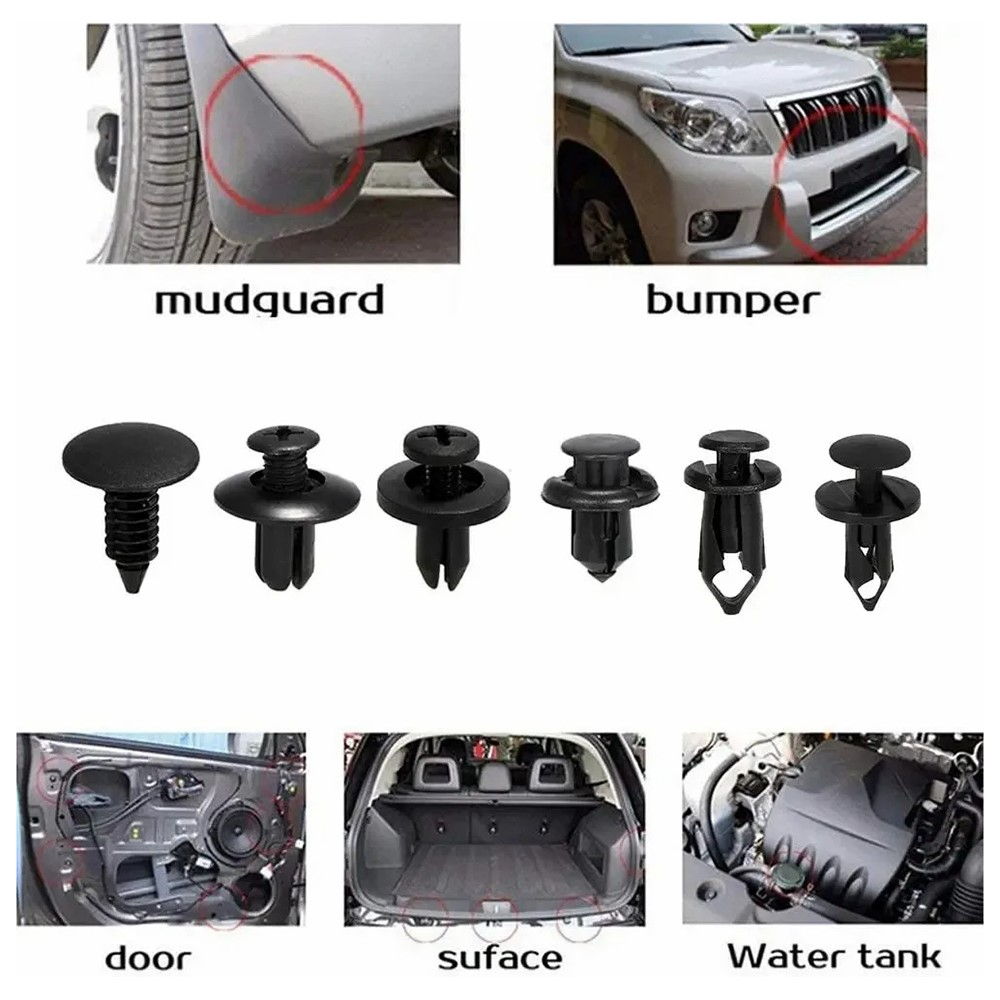 Kit Clips / Pinces Auto OEM, 190 en 1