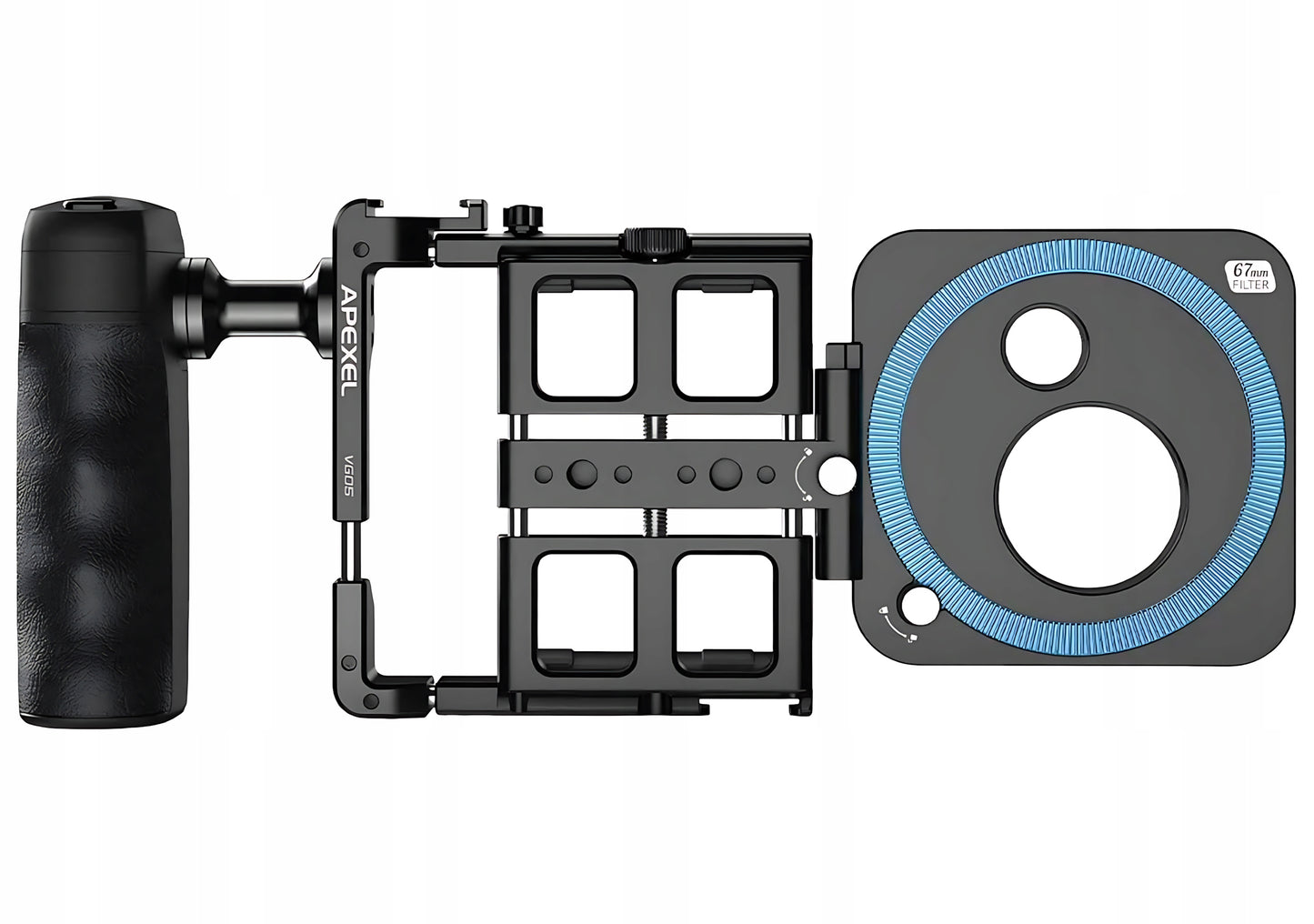 Kit de Vlogging Apexel pour Téléphone, Noir APL-VG05CH