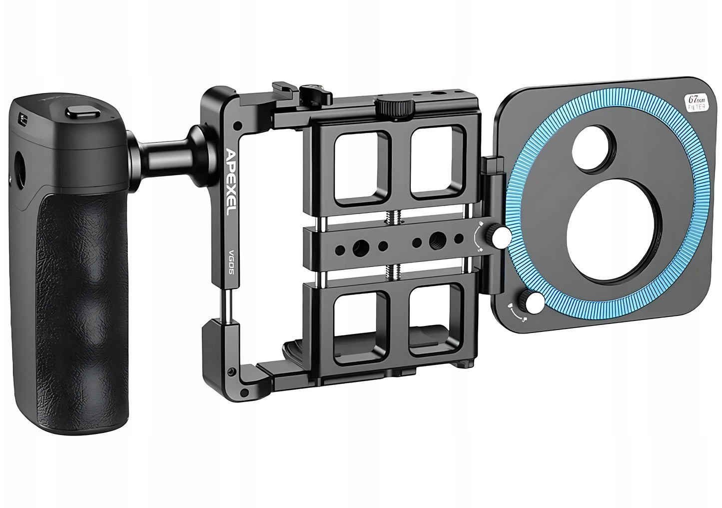 Kit de Vlogging Apexel pour Téléphone, Noir APL-VG05CH