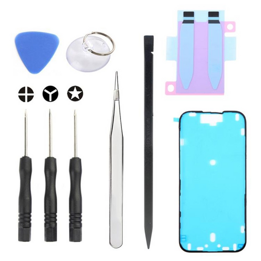 Kit de réparation Jiafa JF-8162 pour remplacement de batterie Apple iPhone 16, 9 en 1