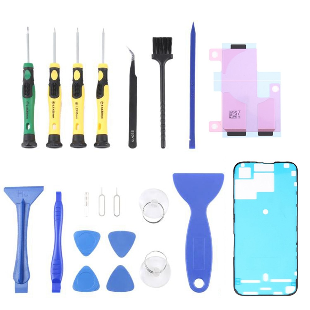 Kit de réparation Jiafa JF-8182 pour remplacement de batterie Apple iPhone 15 Pro Max, 21 en 1