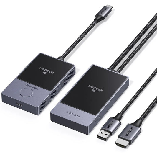 Extender Wireless HDMI UGREEN CM737, 1080P, Gris