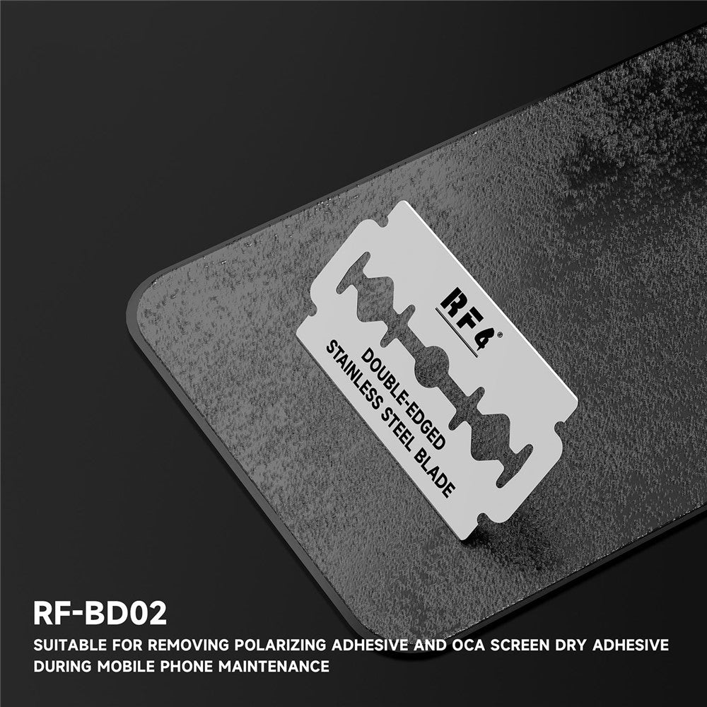 Lame de rechange RF4 RF-BD02 pour outil de retrait d'adhésif UV / OCA, lot de 100 pièces