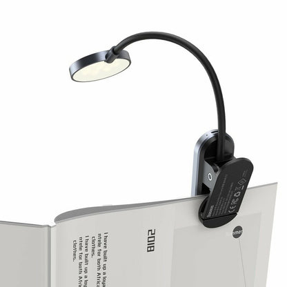 Baseus Comfort Reading Mini Clip Led Lamp, Grey DGRAD-0G 