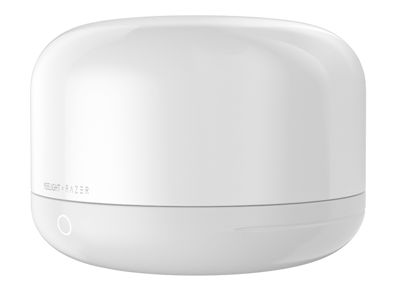 Lampe LED Veille Yeelight D2 par Razer, Wi-Fi, 5W, 1700K - 6500K, 240lm, RGB, Blanche, Reconditionnée YLCT01YL