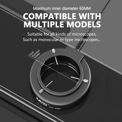 Lampe MaAnt MY-037 pour Microscope, Noire
